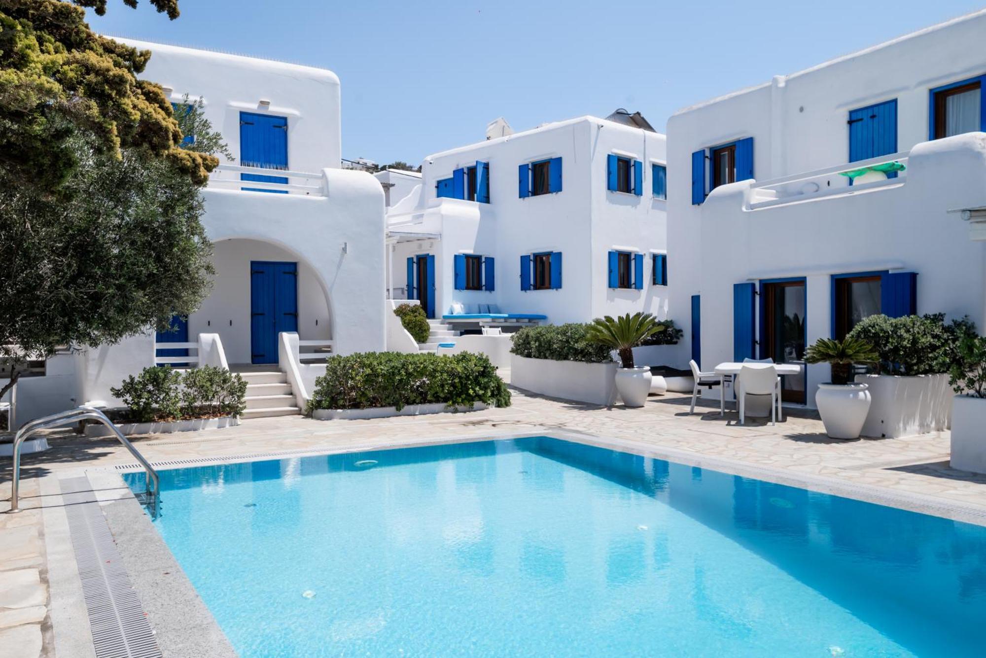 Olive Tree Mykonos Town Semi-Basement Apartment Luaran gambar
