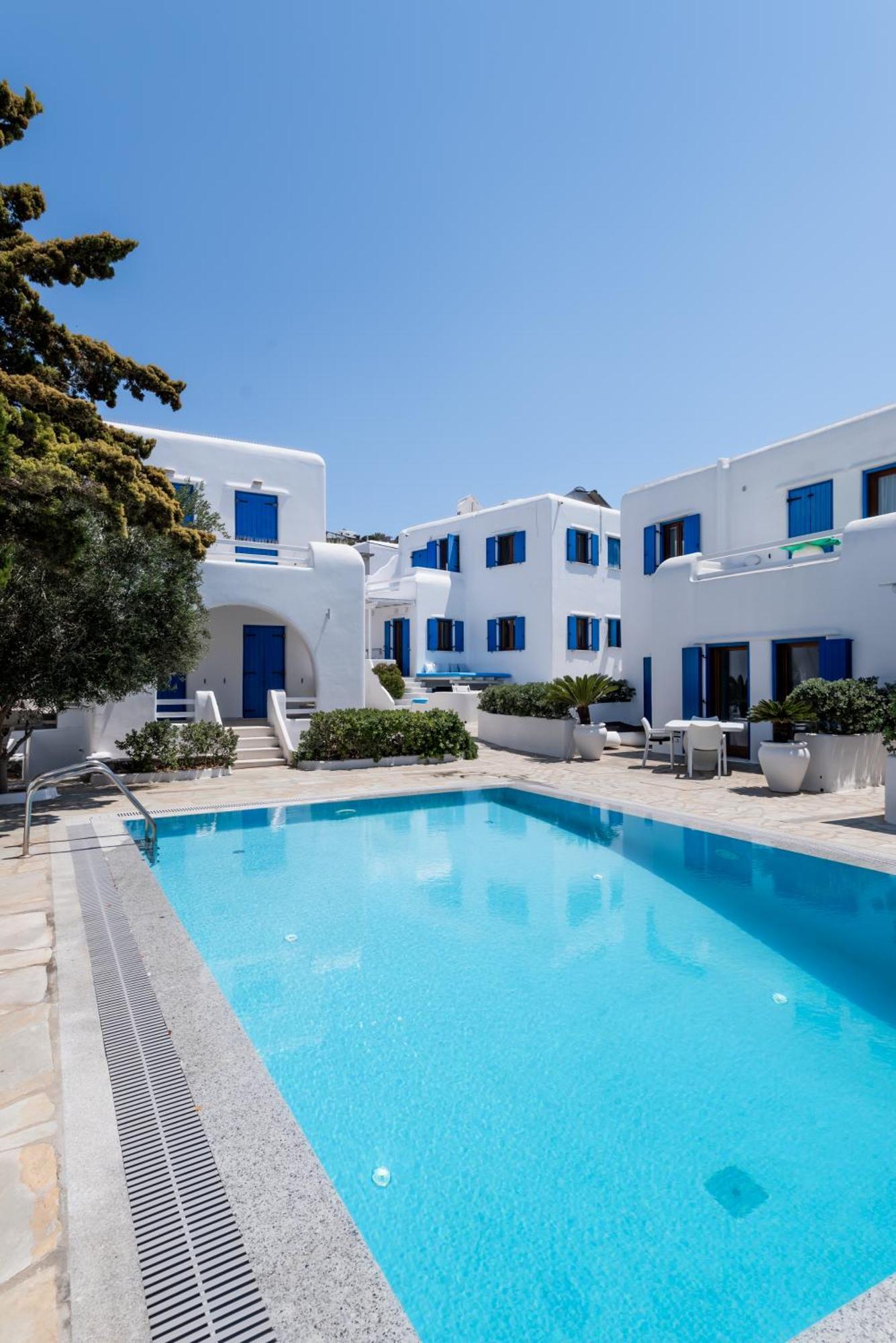Olive Tree Mykonos Town Semi-Basement Apartment Luaran gambar